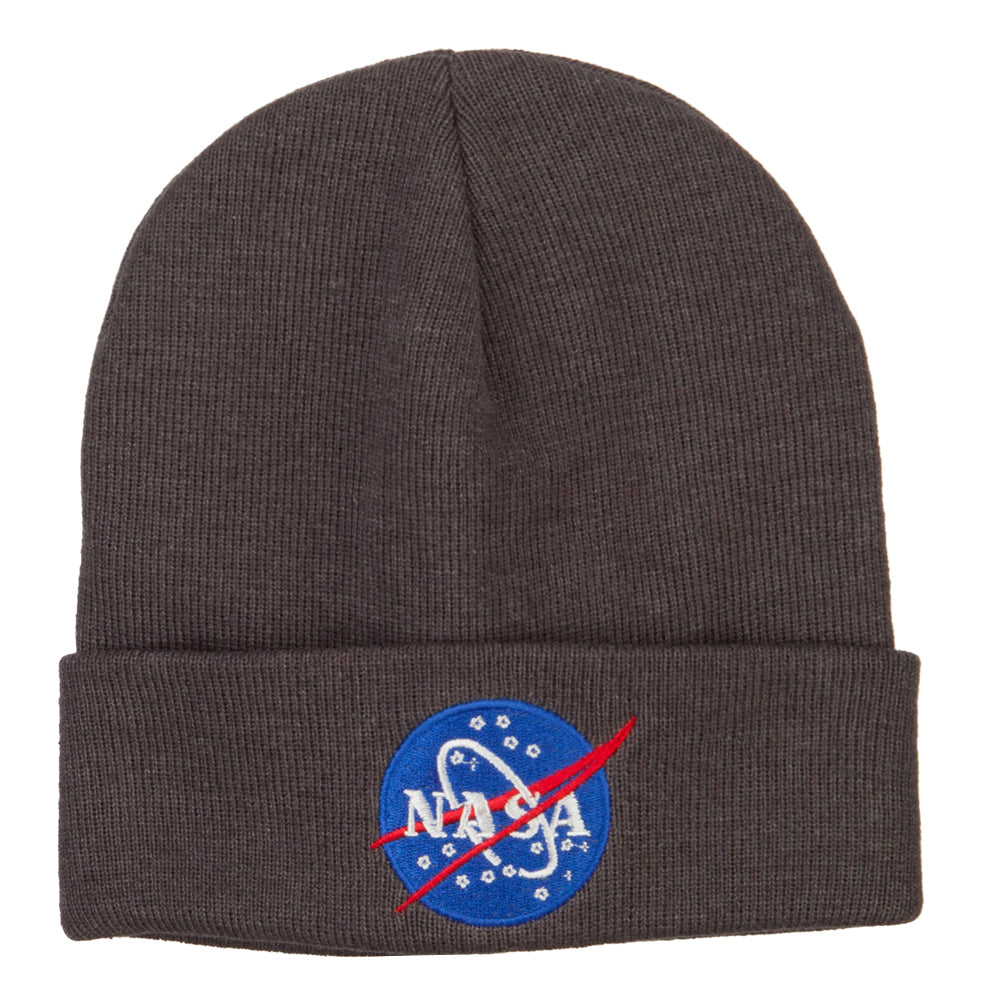 NASA Insignia Embroidered Big Size Long Beanie
