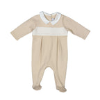 ANDY | Boys Beige Organic Cotton All-in-One