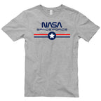 NASA Space Force Stripes Designed Short Sleeve Cotton Jersey T-Shirt