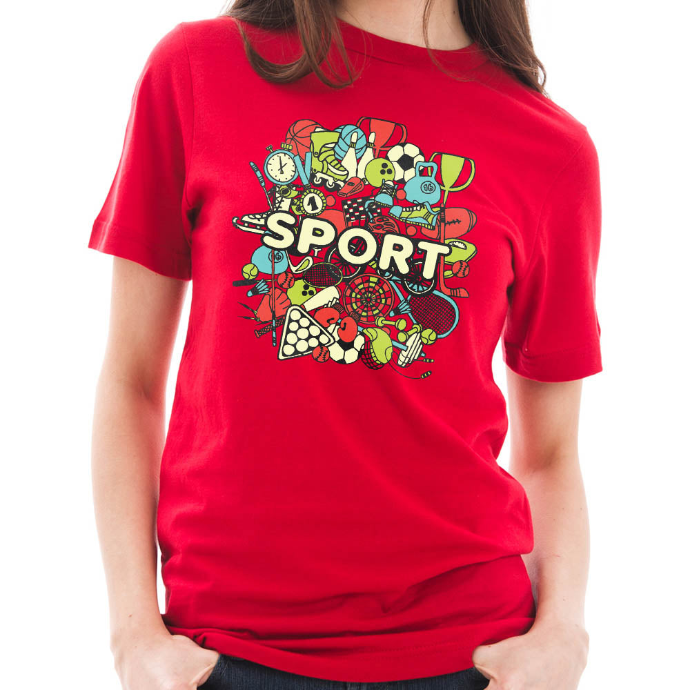 Sport Graphic Design Deluxe Jersey T-Shirt