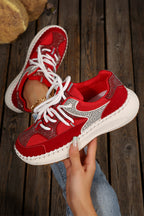 Abigail Lace Up Breathable Sneakers