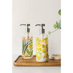 Bees & Blooms Glass Soap Pump