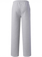 Women's Fleece-Lined Casual Straight-Leg Sports Sweatpants For Fall And Winter