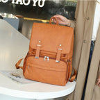 PU Leather Mummy Backpack for Mother and Baby