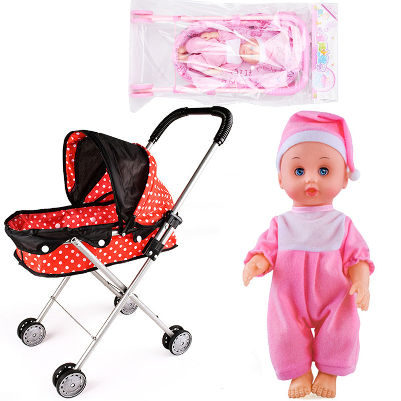 Baby Walker and Doll Stroller Combo