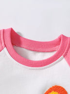 Children's Rainbow Short Sleeve Top and Shorts Two-Piece Casual Set