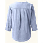 Womens Mid-length Casual Shirtversatile And Lightweight