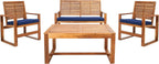 Acacia Patio Furniture Set for Outdoor Dining Comfort