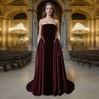 Design A Strapless Maxi Dress For Women