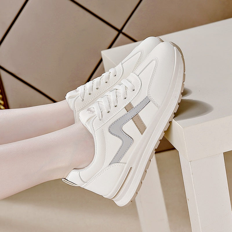 Unisex Chunky Sole Casual Cross-Strap Sneakers