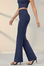 Business-Casual High-Waisted Stretch Trousers for Women