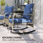 Stylish Three Piece Wicker Patio Furniture Set