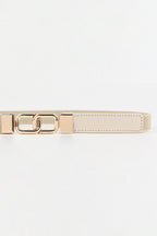 Geometric Double Buckle Elastic Belt