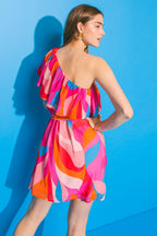 CAPTIVATING GLOW WOVEN MINI DRESS