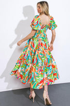LONG LOST LOVER WOVEN MIDI DRESS