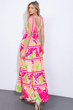 TAKE THE TRAILS WOVEN MAXI DRESS