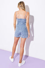 EPIPHANY MOMENT DENIM ROMPER