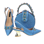 Ladies Shoes Matching Bag Set EDN12