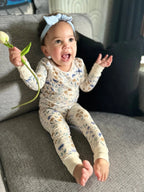 Bamboo Baby Clothes, Baby Bamboo Pajamas, Baby Shorts - Newborn to 24 months