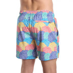 Men’s Premium Compression-Lined Hybrid Shorts – Bayside Shade-Splash