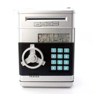 Creative Password safe piggy bank Automatic piggy bank safe ATM children's toys