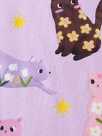Children's Cartoon Cat Rainbow Graphic Tee