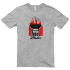 BBQ Master Graphic Design Unisex Short Sleeve Cotton Jersey T-Shirt