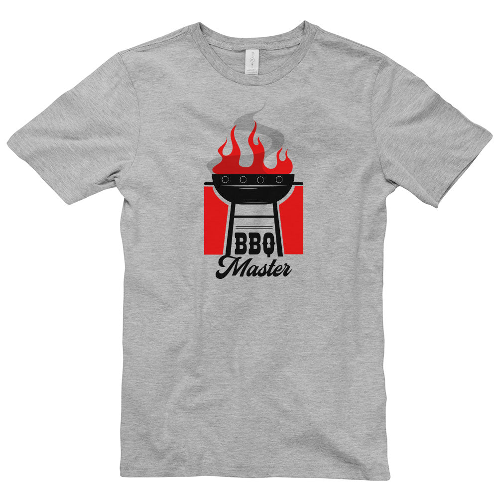 BBQ Master Graphic Design Unisex Short Sleeve Cotton Jersey T-Shirt