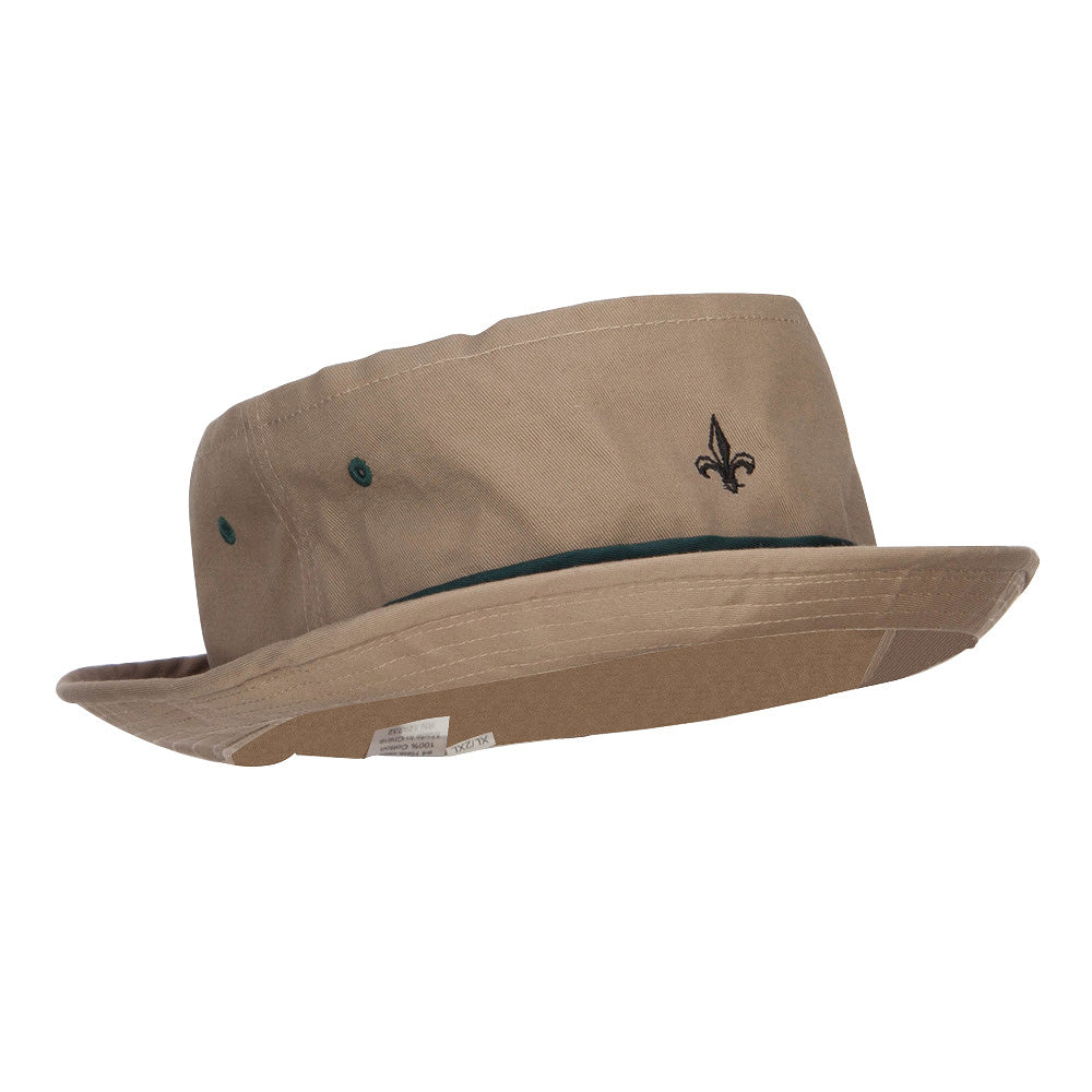 Mini Fleur De Lis Embroidered Big Size Hat
