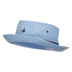 Mini Fleur De Lis Embroidered Big Size Hat