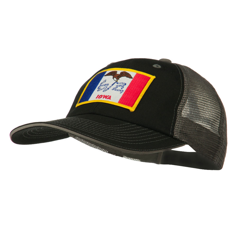 Big Mesh State Iowa Patch Cap