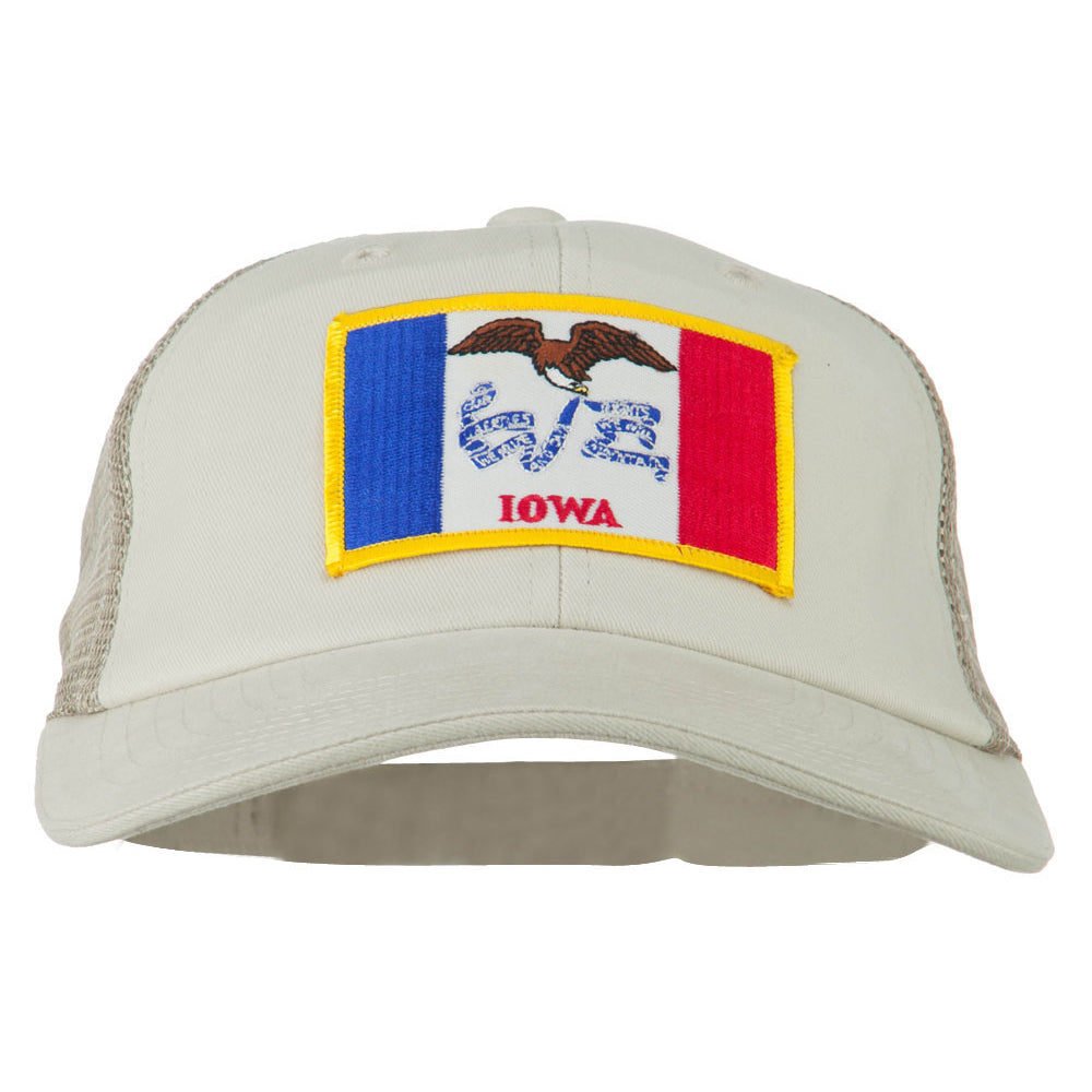 Big Mesh State Iowa Patch Cap