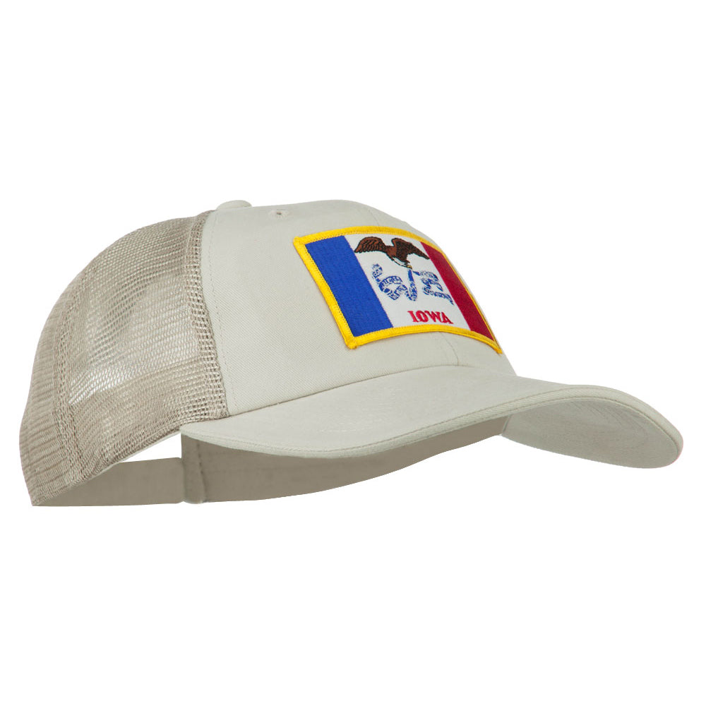 Big Mesh State Iowa Patch Cap