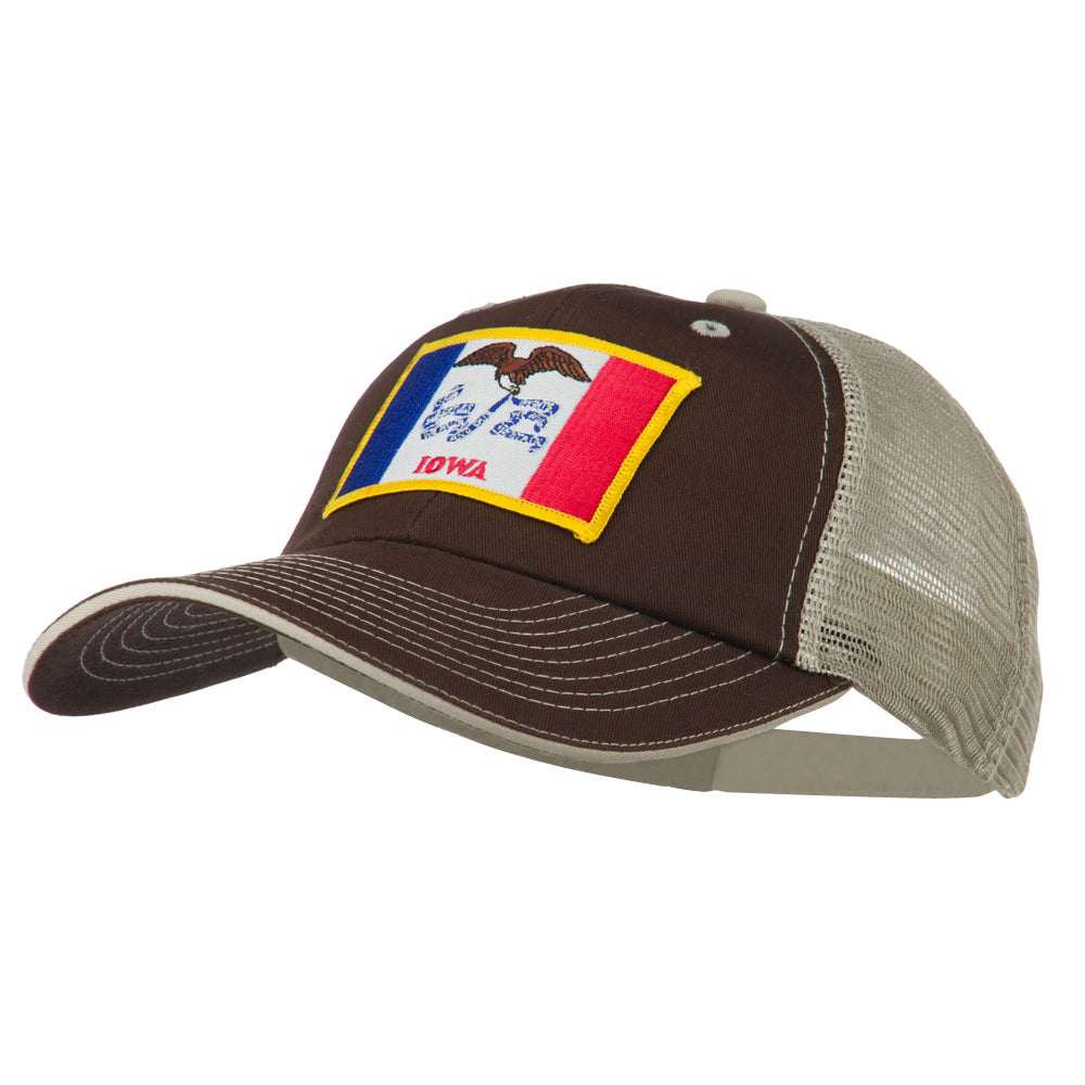 Big Mesh State Iowa Patch Cap