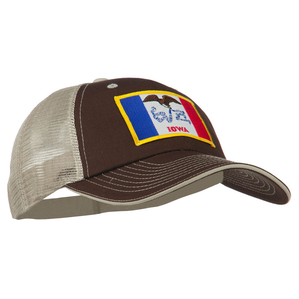 Big Mesh State Iowa Patch Cap