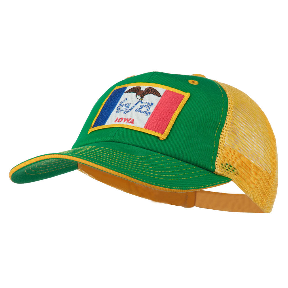 Big Mesh State Iowa Patch Cap