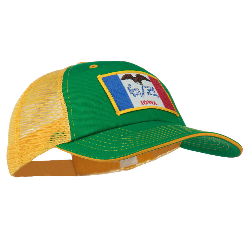 Big Mesh State Iowa Patch Cap