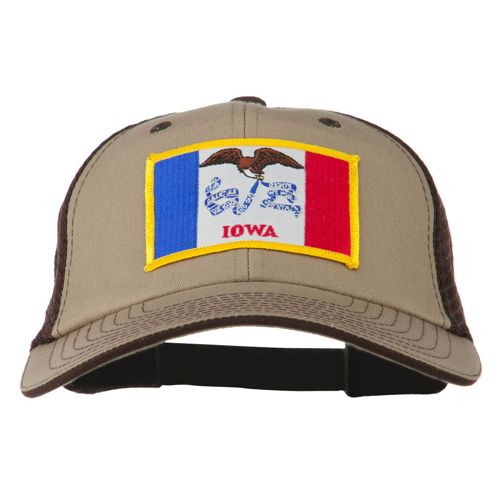 Big Mesh State Iowa Patch Cap