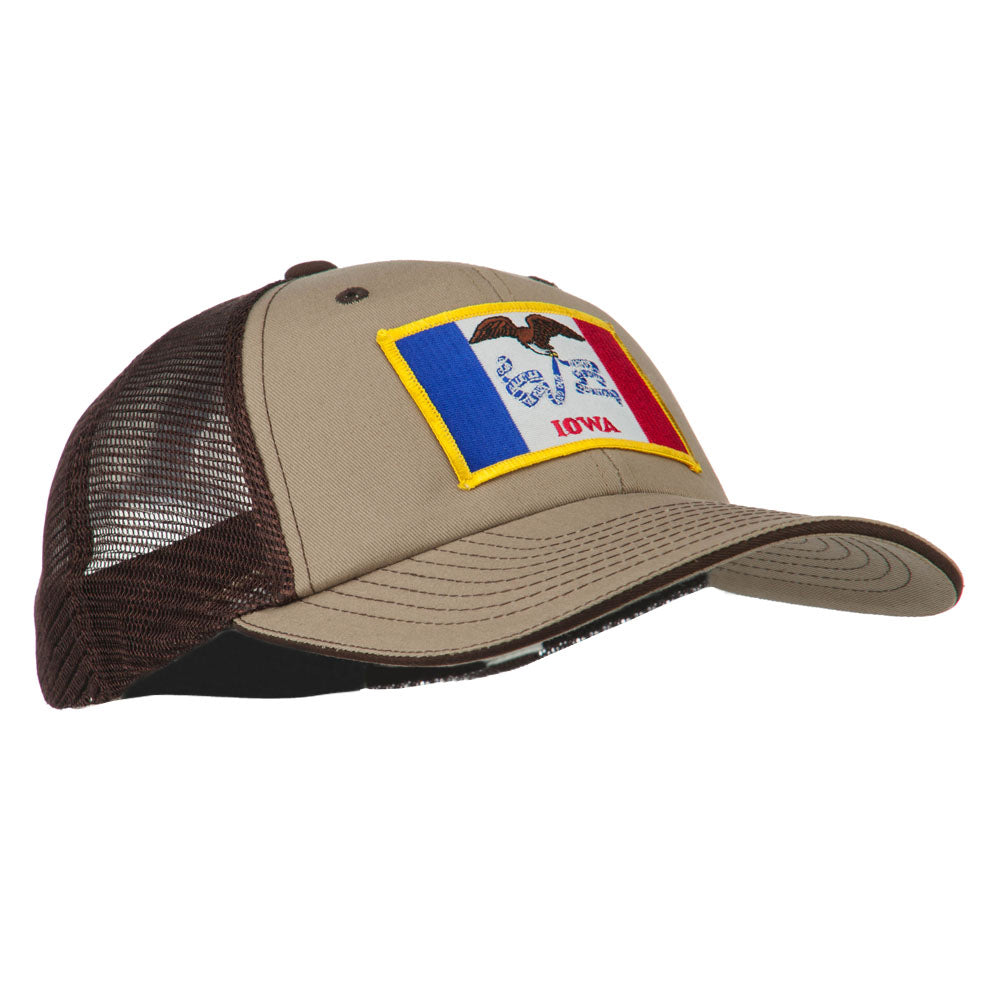 Big Mesh State Iowa Patch Cap