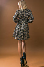 STRAIGHT TO BUSINESS SEQUIN MINI DRESS