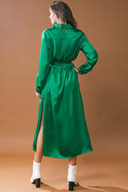 IT'S YOUR PLACE WOVEN MIDI DRESS
