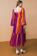 EVERYTHING YOU NEEDED WOVEN MIDI DRESS