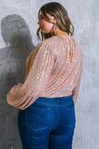 HOPE YOU REMEMBER SEQUIN TOP