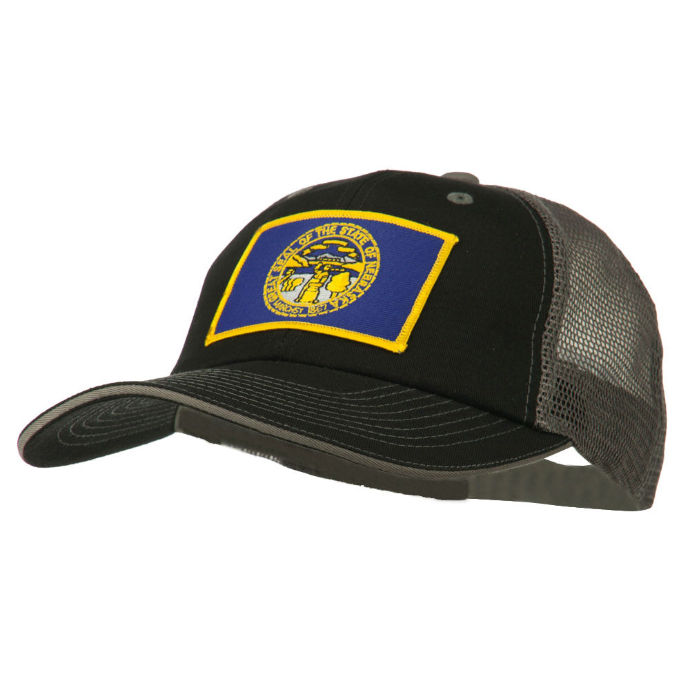 Big Mesh State Nebraska Patch Cap