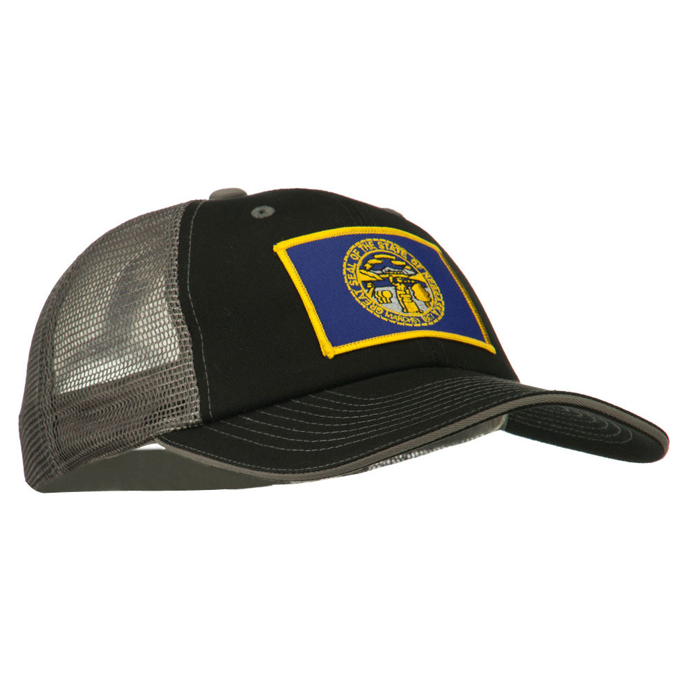 Big Mesh State Nebraska Patch Cap