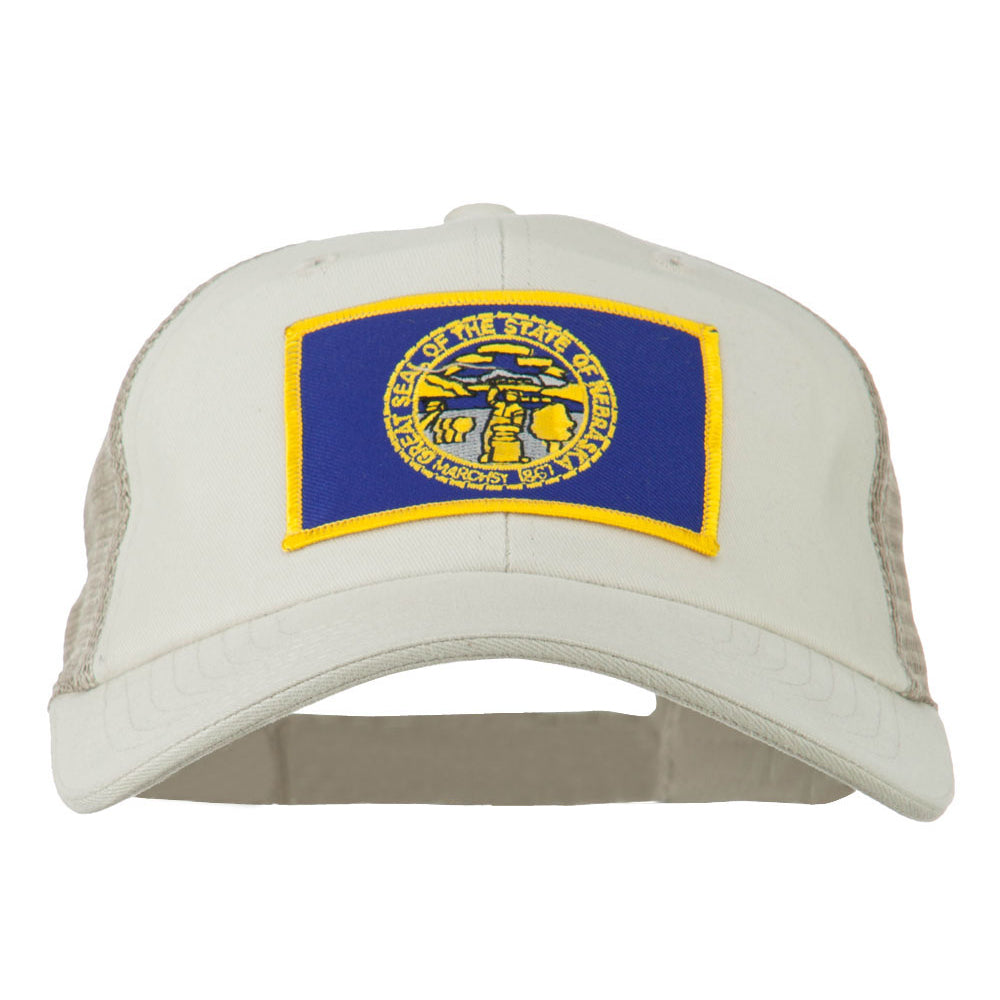 Big Mesh State Nebraska Patch Cap