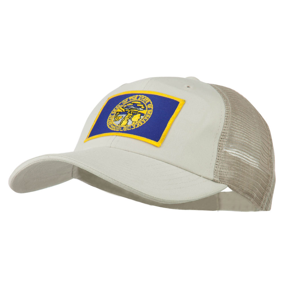 Big Mesh State Nebraska Patch Cap