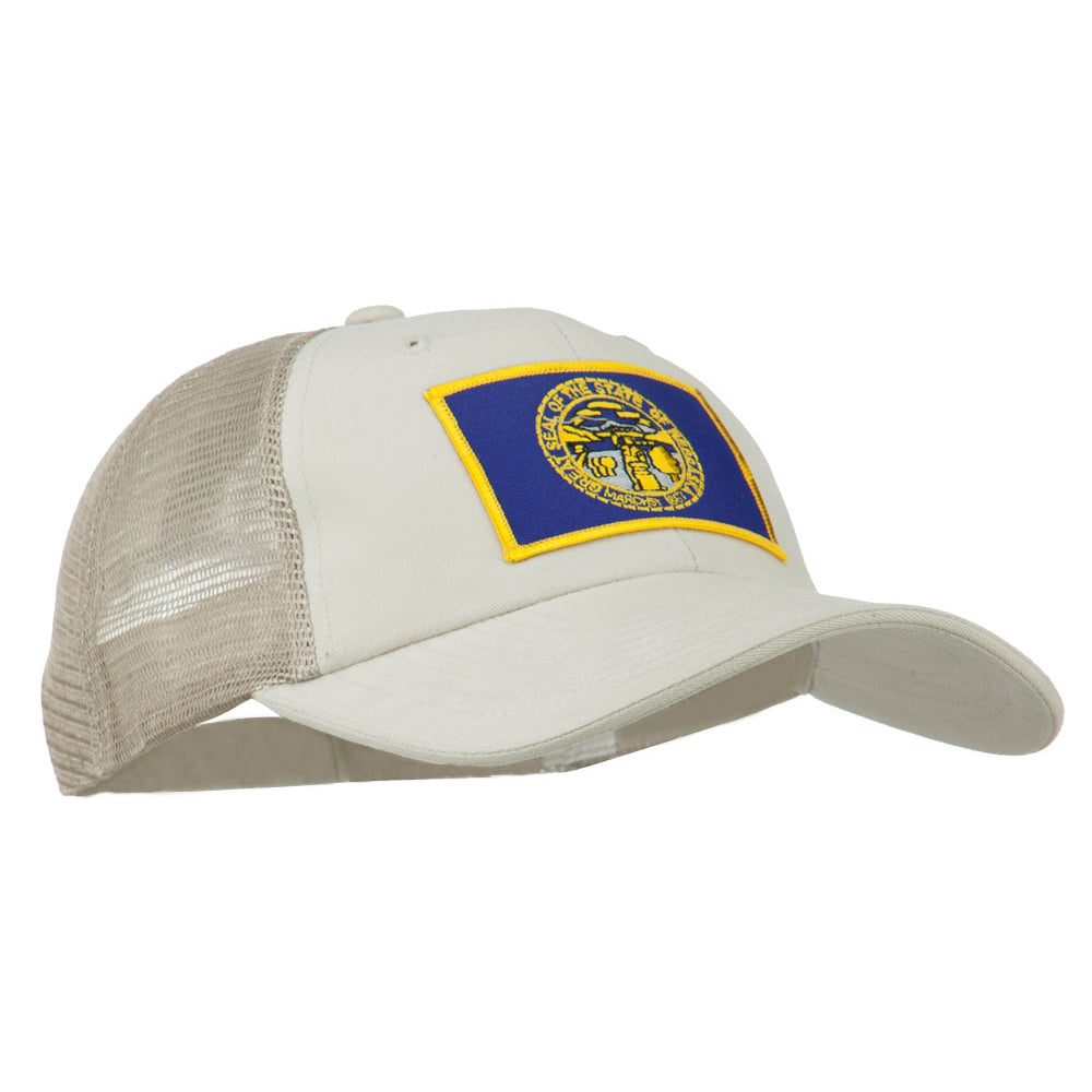 Big Mesh State Nebraska Patch Cap