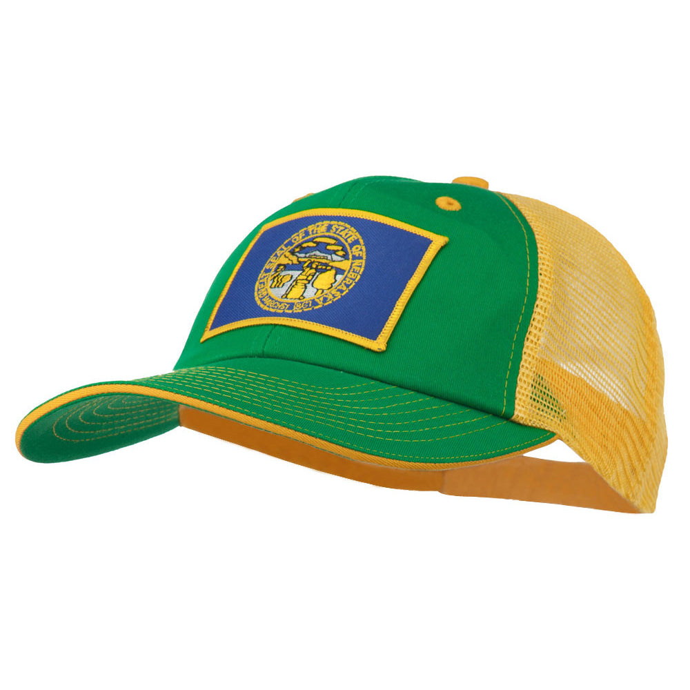 Big Mesh State Nebraska Patch Cap