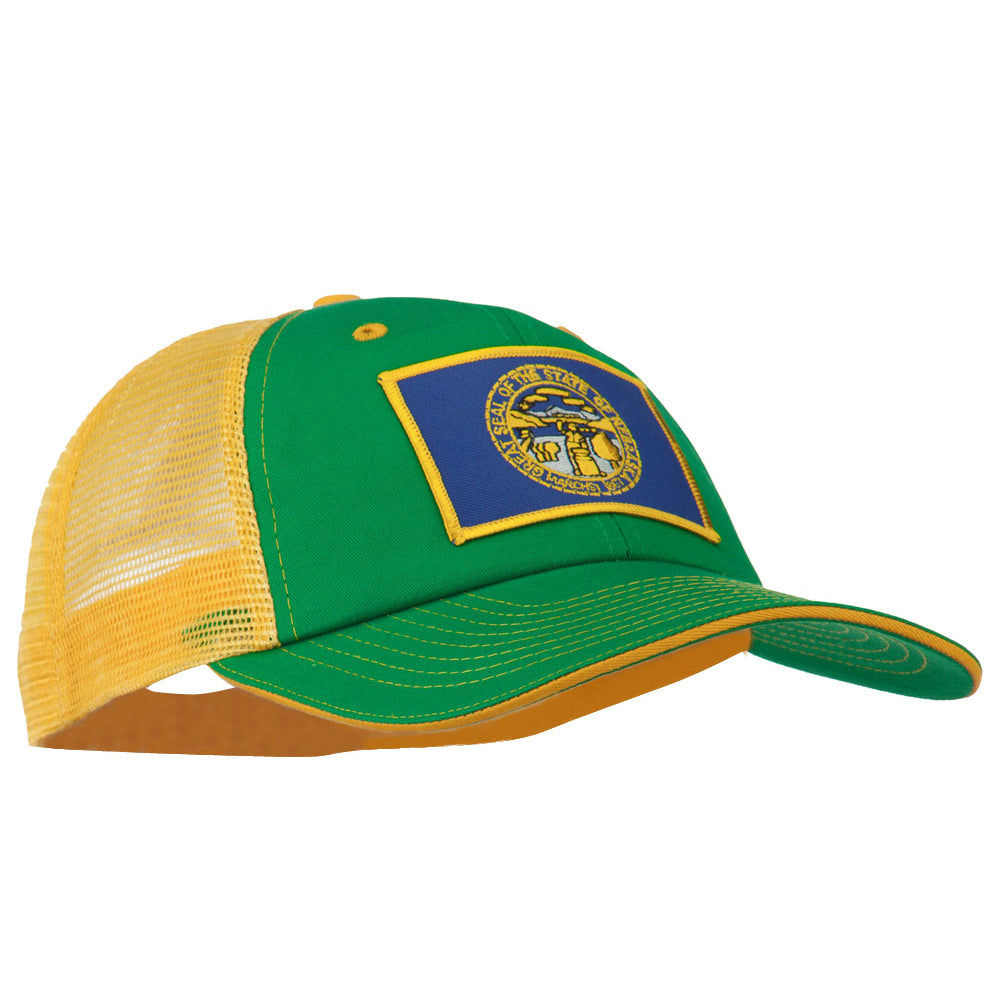Big Mesh State Nebraska Patch Cap